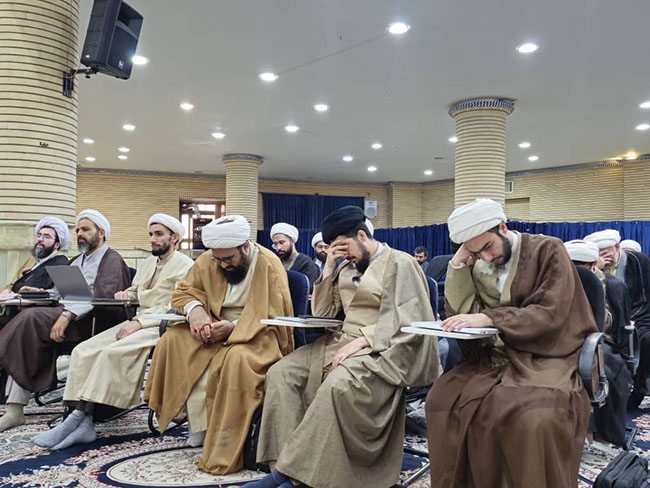 سوگواری سالروز شهادت حضرت حمزه(ع) و وفات عبدالعظیم حسنی(ع) در جلسه درس