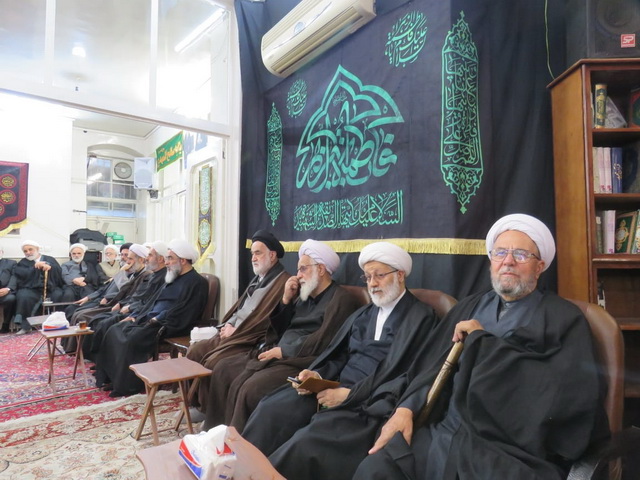 مراسم عزاداری فاطمیه دوم و سالگرد مرجع فقید حضرت آیت الله العظمی فاضل لنکرانی