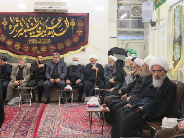 مراسم عزاداری فاطمیه دوم و سالگرد مرجع فقید حضرت آیت الله العظمی فاضل لنکرانی