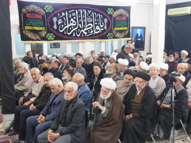 مراسم عزاداری فاطمیه دوم و سالگرد مرجع فقید حضرت آیت الله العظمی فاضل لنکرانی