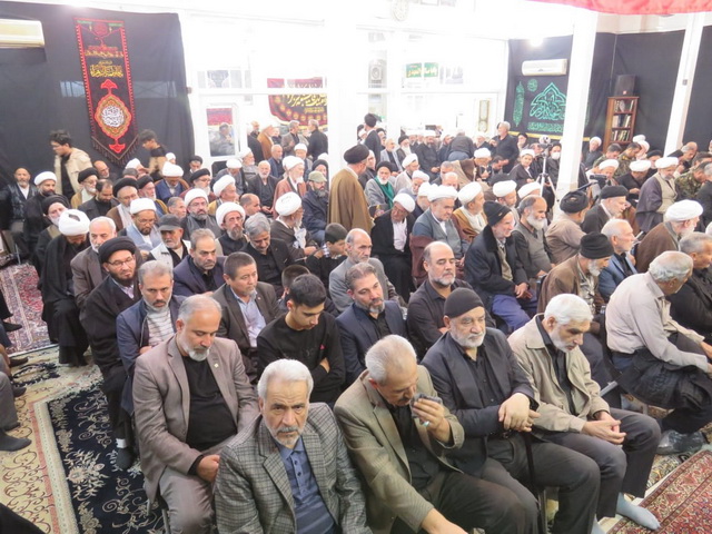 مراسم عزاداری فاطمیه دوم و سالگرد مرجع فقید حضرت آیت الله العظمی فاضل لنکرانی