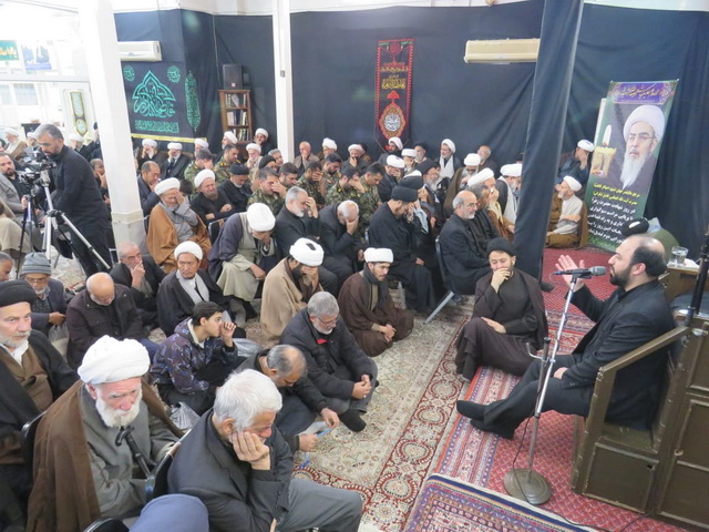 مراسم عزاداری فاطمیه دوم و سالگرد مرجع فقید حضرت آیت الله العظمی فاضل لنکرانی