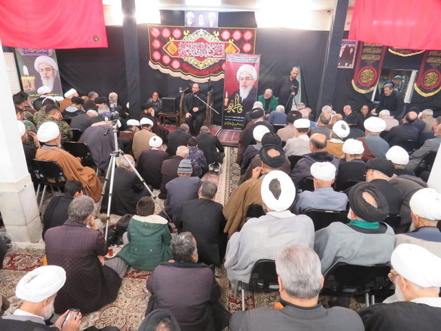 مراسم عزاداری فاطمیه دوم و سالگرد مرجع فقید حضرت آیت الله العظمی فاضل لنکرانی