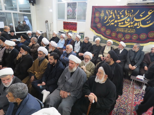 مراسم عزاداری فاطمیه دوم و سالگرد مرجع فقید حضرت آیت الله العظمی فاضل لنکرانی