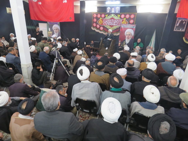 مراسم عزاداری فاطمیه دوم و سالگرد مرجع فقید حضرت آیت الله العظمی فاضل لنکرانی