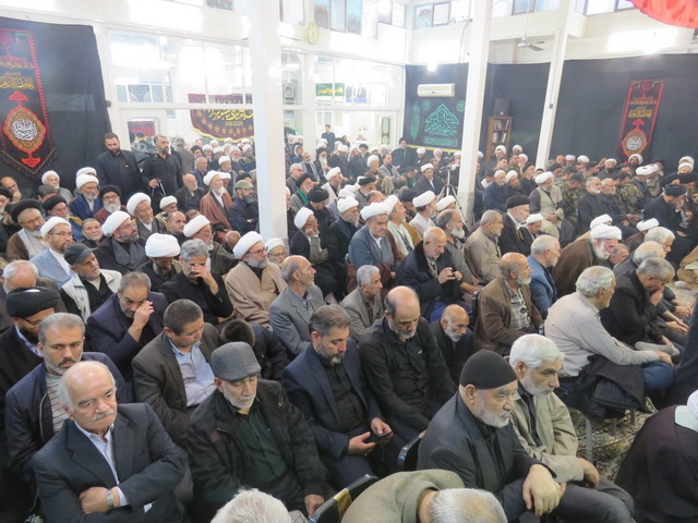 مراسم عزاداری فاطمیه دوم و سالگرد مرجع فقید حضرت آیت الله العظمی فاضل لنکرانی