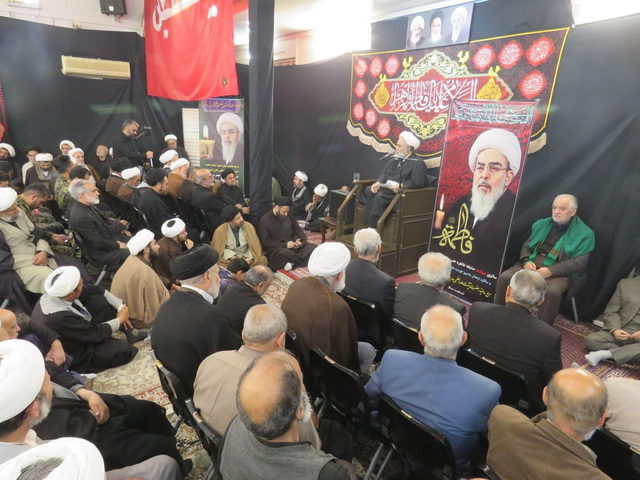 مراسم عزاداری فاطمیه دوم و سالگرد مرجع فقید حضرت آیت الله العظمی فاضل لنکرانی