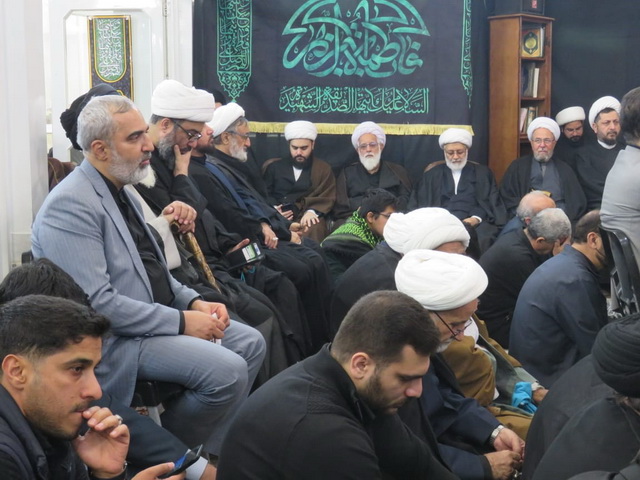 مراسم عزاداری فاطمیه دوم و سالگرد مرجع فقید حضرت آیت الله العظمی فاضل لنکرانی