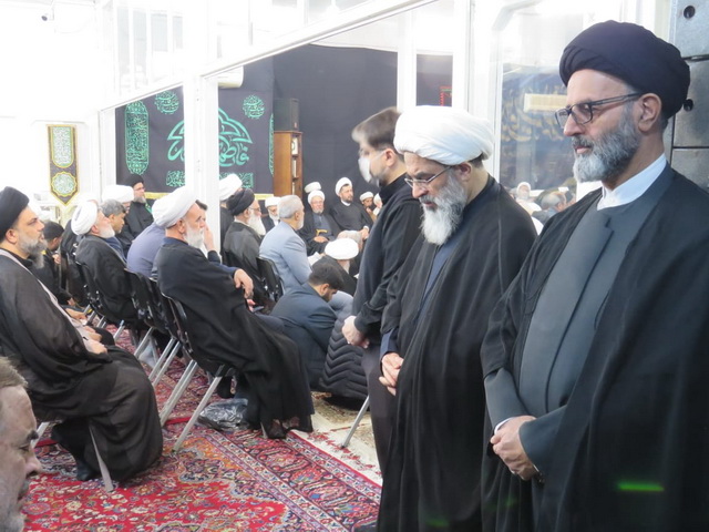 مراسم عزاداری فاطمیه دوم و سالگرد مرجع فقید حضرت آیت الله العظمی فاضل لنکرانی