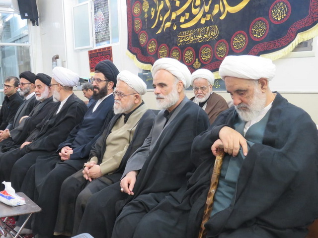 مراسم عزاداری فاطمیه دوم و سالگرد مرجع فقید حضرت آیت الله العظمی فاضل لنکرانی