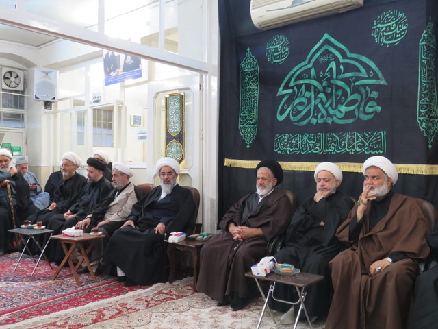 مراسم عزاداری فاطمیه دوم و سالگرد مرجع فقید حضرت آیت الله العظمی فاضل لنکرانی