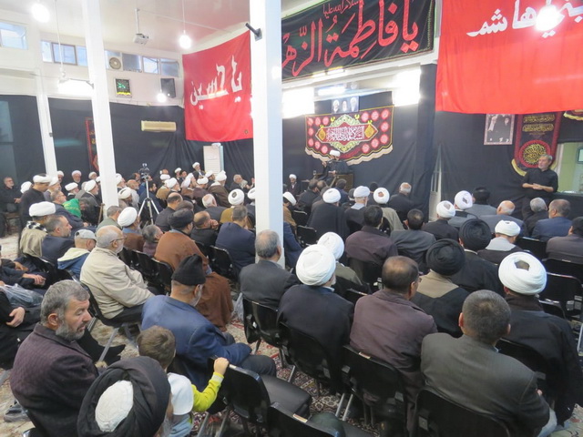 مراسم عزاداری فاطمیه دوم و سالگرد مرجع فقید حضرت آیت الله العظمی فاضل لنکرانی