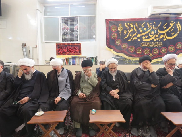 مراسم عزاداری فاطمیه دوم و سالگرد مرجع فقید حضرت آیت الله العظمی فاضل لنکرانی
