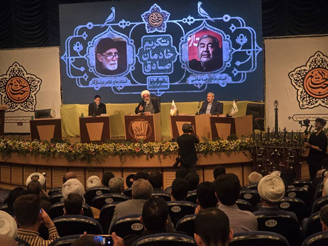 مراسم آئین تکریم خادمان صادق؛ حاج آقای سازگار و حاج آقای عاصی