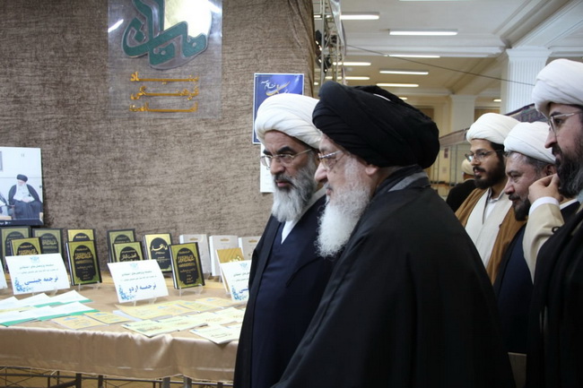 بازدید حضرت آیت الله فاضل لنکرانی در دومین روز چهارمین نمایشگاه تخصصی کتاب فقه و کلام معاصر