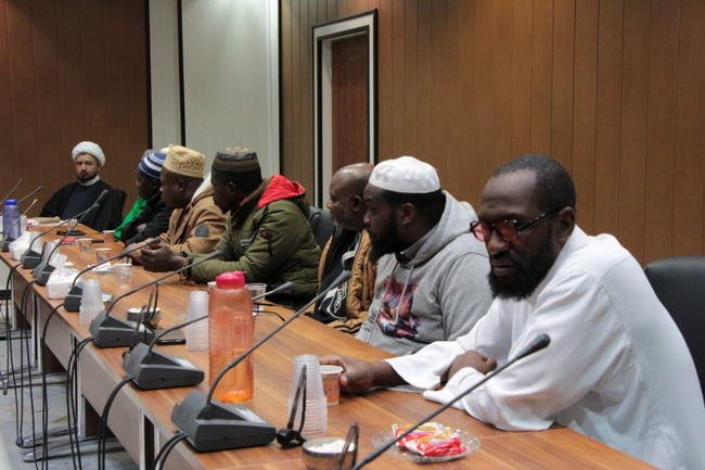 دیدار جمعی از اساتید،علما و ائمه جماعت اهل سنت کشورهای آفریقایی