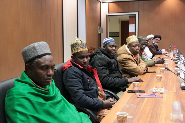 دیدار جمعی از اساتید،علما و ائمه جماعت اهل سنت کشورهای آفریقایی