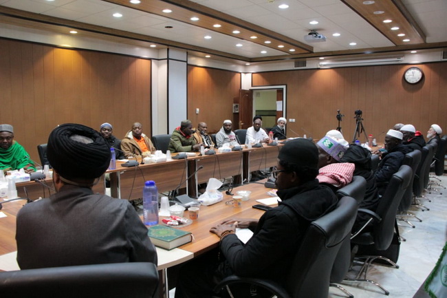 دیدار جمعی از اساتید،علما و ائمه جماعت اهل سنت کشورهای آفریقایی