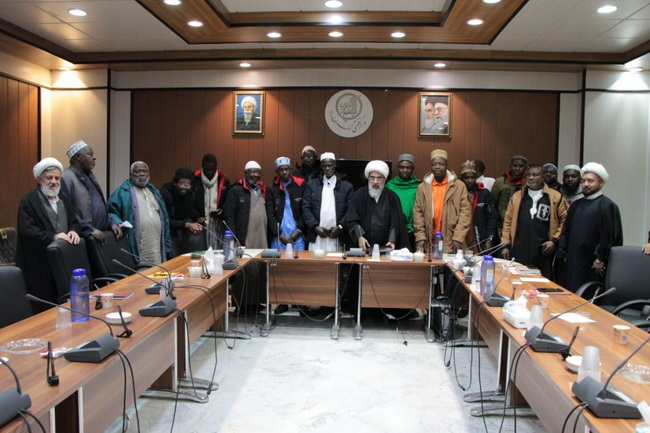 دیدار جمعی از اساتید،علما و ائمه جماعت اهل سنت کشورهای آفریقایی