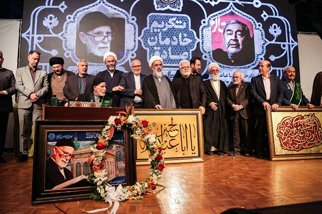 مراسم آئین تکریم خادمان صادق؛ حاج آقای سازگار و حاج آقای عاصی