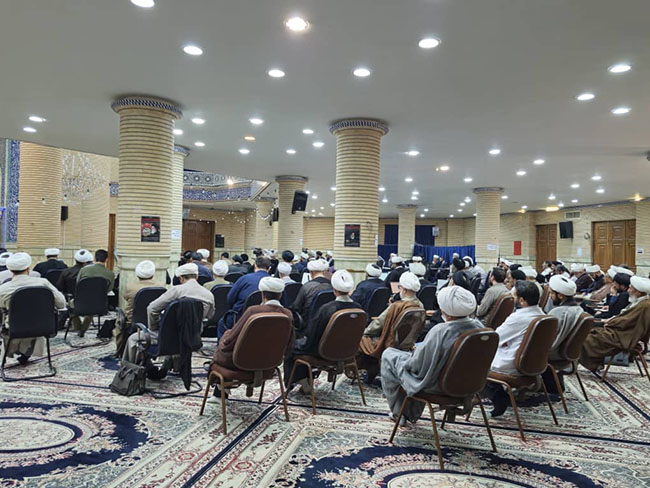 مراسم سالروز شهادت مظلومانه امام صادق(ع) در درس خارج فقه