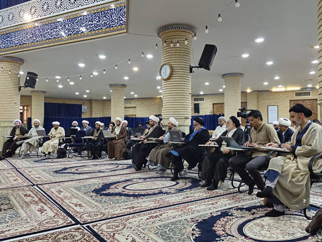 مراسم سالروز شهادت مظلومانه امام صادق(ع) در درس خارج فقه