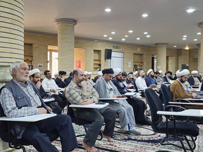 مراسم سالروز شهادت مظلومانه امام صادق(ع) در درس خارج فقه