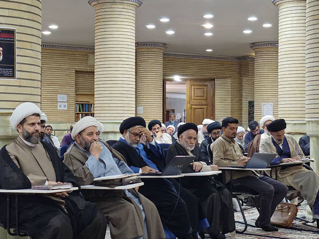 مراسم سالروز شهادت مظلومانه امام صادق(ع) در درس خارج فقه