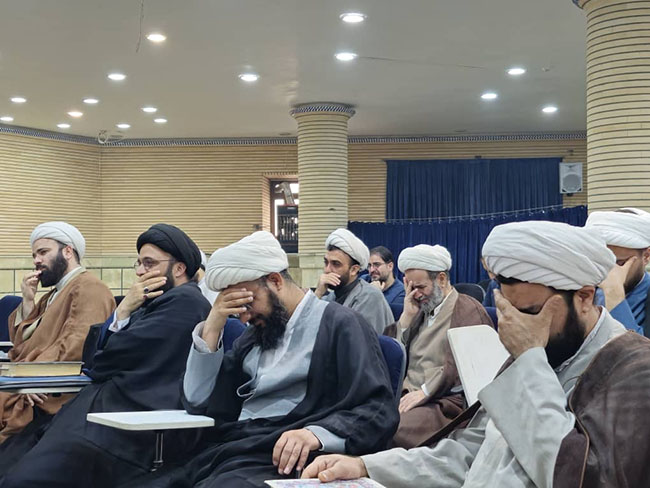 مراسم سالروز شهادت مظلومانه امام صادق(ع) در درس خارج فقه