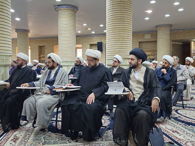 مراسم سالروز شهادت مظلومانه امام صادق(ع) در درس خارج فقه