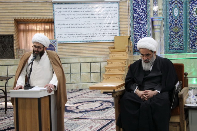 مراسم جشن میلاد حضرت امام جواد(ع) و جشن ولادت حضرت آیت الله فاضل لنکرانی در درس خارج اصول 