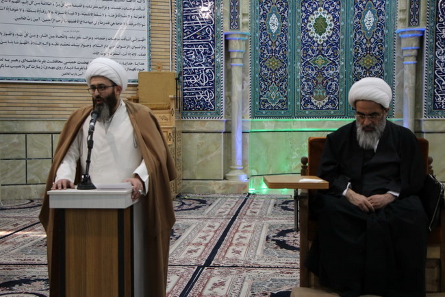 مراسم جشن میلاد حضرت امام جواد(ع) و جشن ولادت حضرت آیت الله فاضل لنکرانی در درس خارج اصول 