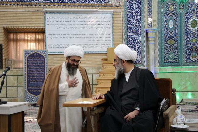 مراسم جشن میلاد حضرت امام جواد(ع) و جشن ولادت حضرت آیت الله فاضل لنکرانی در درس خارج اصول 