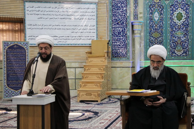 مراسم جشن میلاد حضرت امام جواد(ع) و جشن ولادت حضرت آیت الله فاضل لنکرانی در درس خارج اصول 