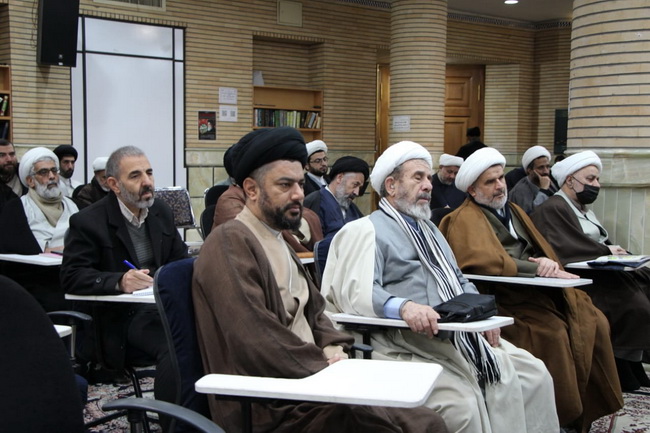 مراسم جشن میلاد حضرت امام جواد(ع) و جشن ولادت حضرت آیت الله فاضل لنکرانی در درس خارج اصول 