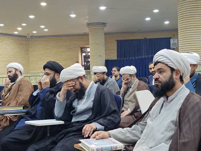 مراسم سالروز شهادت مظلومانه امام صادق(ع) در درس خارج فقه