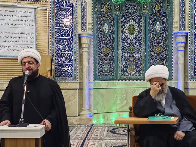 مراسم سالروز شهادت مظلومانه امام صادق(ع) در درس خارج فقه