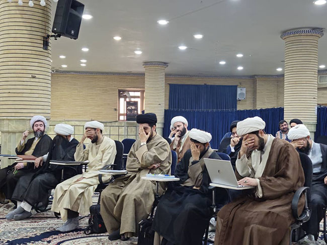 مراسم سالروز شهادت مظلومانه امام صادق(ع) در درس خارج فقه