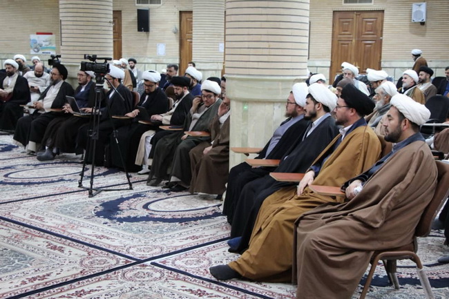 آئین تجلیل از حجت‌الاسلام والمسلمین سید عباس مظفری مرتضوی مدیر مجموعه مرکز فقهی ائمه اطهار(ع) افغانستان در قم