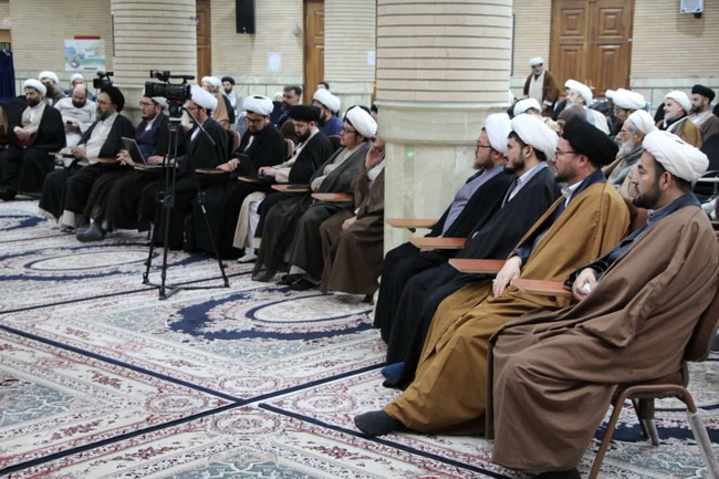 آئین تجلیل از حجت‌الاسلام والمسلمین سید عباس مظفری مرتضوی مدیر مجموعه مرکز فقهی ائمه اطهار(ع) افغانستان در قم