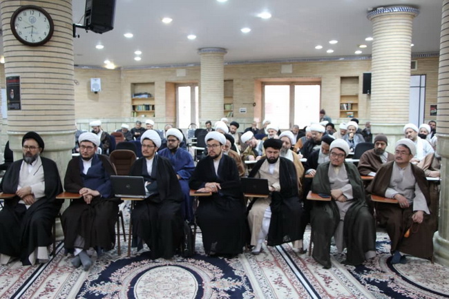 آئین تجلیل از حجت‌الاسلام والمسلمین سید عباس مظفری مرتضوی مدیر مجموعه مرکز فقهی ائمه اطهار(ع) افغانستان در قم