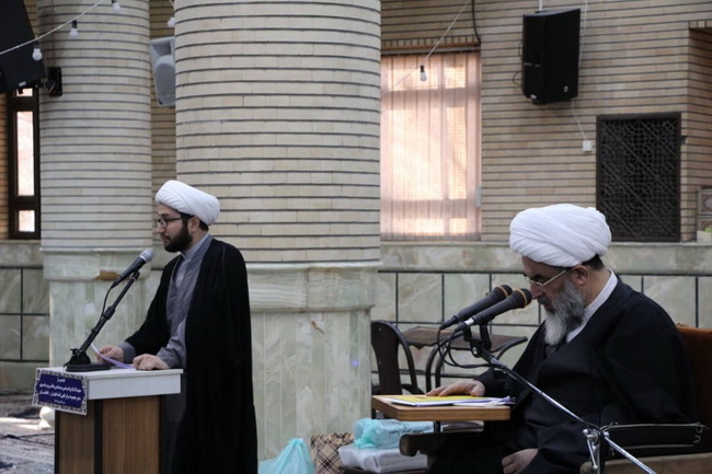 آئین تجلیل از حجت‌الاسلام والمسلمین سید عباس مظفری مرتضوی مدیر مجموعه مرکز فقهی ائمه اطهار(ع) افغانستان در قم