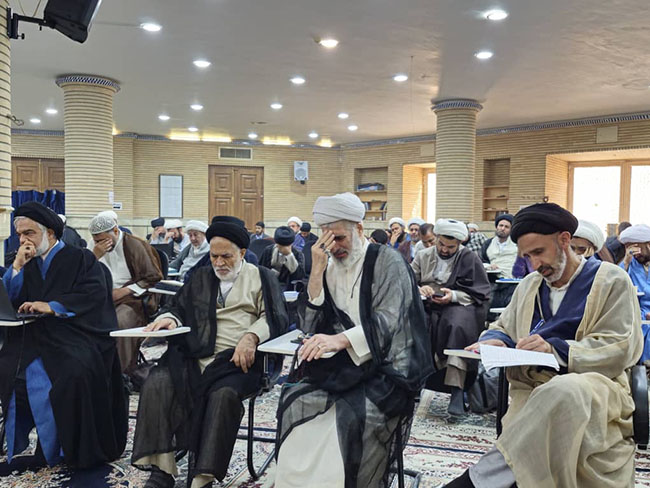 مراسم سالروز شهادت مظلومانه امام صادق(ع) در درس خارج فقه