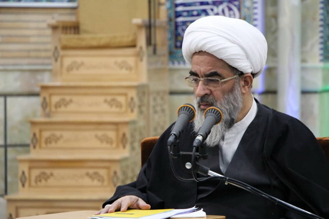 آئین تجلیل از حجت‌الاسلام والمسلمین سید عباس مظفری مرتضوی مدیر مجموعه مرکز فقهی ائمه اطهار(ع) افغانستان در قم