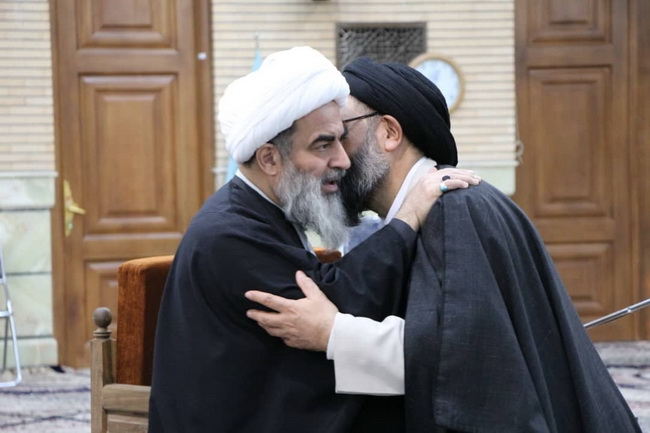 آئین تجلیل از حجت‌الاسلام والمسلمین سید عباس مظفری مرتضوی مدیر مجموعه مرکز فقهی ائمه اطهار(ع) افغانستان در قم