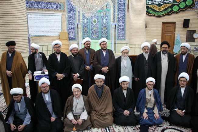 آئین تجلیل از حجت‌الاسلام والمسلمین سید عباس مظفری مرتضوی مدیر مجموعه مرکز فقهی ائمه اطهار(ع) افغانستان در قم
