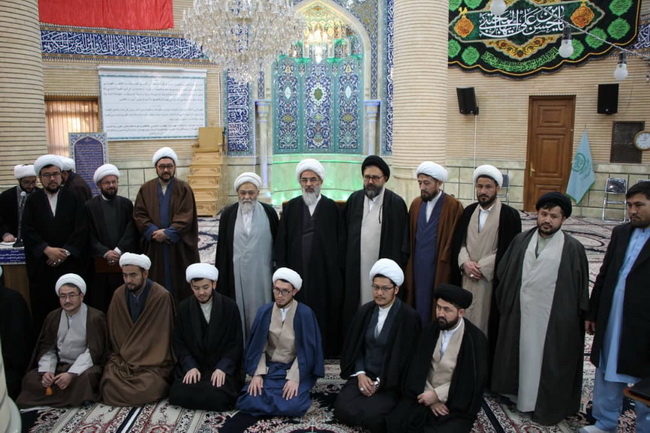 آئین تجلیل از حجت‌الاسلام والمسلمین سید عباس مظفری مرتضوی مدیر مجموعه مرکز فقهی ائمه اطهار(ع) افغانستان در قم