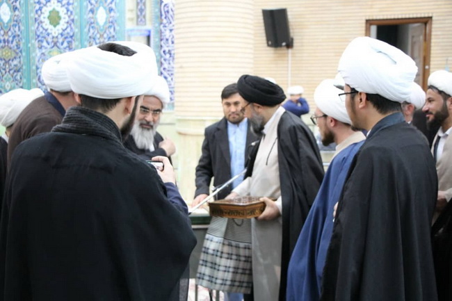 آئین تجلیل از حجت‌الاسلام والمسلمین سید عباس مظفری مرتضوی مدیر مجموعه مرکز فقهی ائمه اطهار(ع) افغانستان در قم