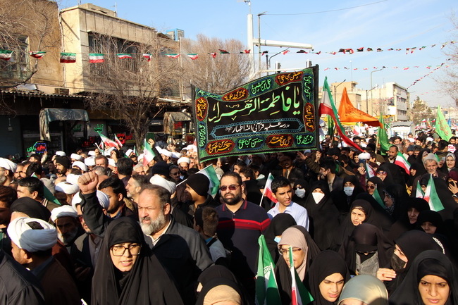 حضور در راهپیمایی ۲۲ دیماه ۱۴۰۴
