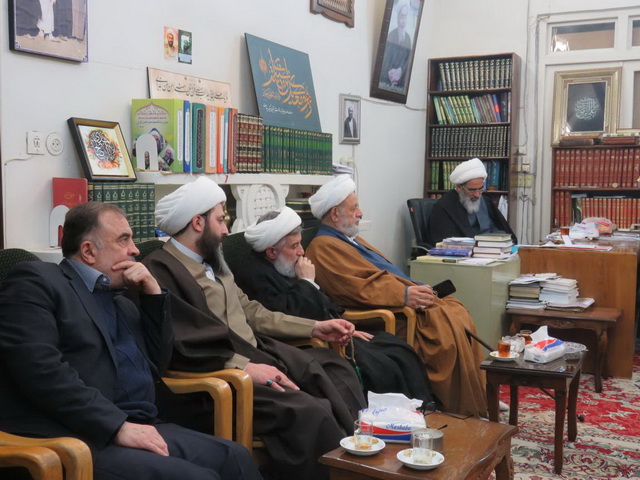 روضه روز جمعه دفتر در میلاد حضرت علی اکبر(ع) و دیدار یومیه